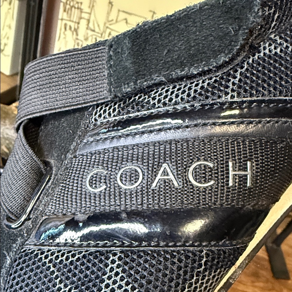 Coach Women's Black Mesh Sneakers - Picture 3 of 15